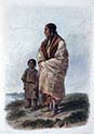 Dacota Woman and Assiniboin Girl